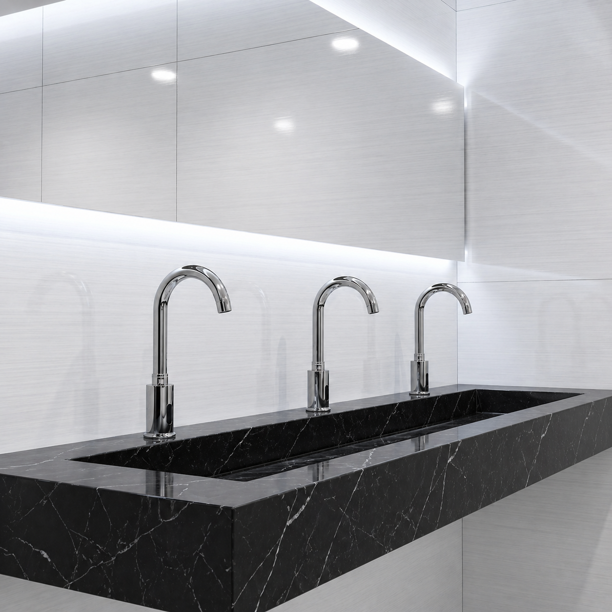 FB510D � Delta Commercial Touchless Bathroom Faucet