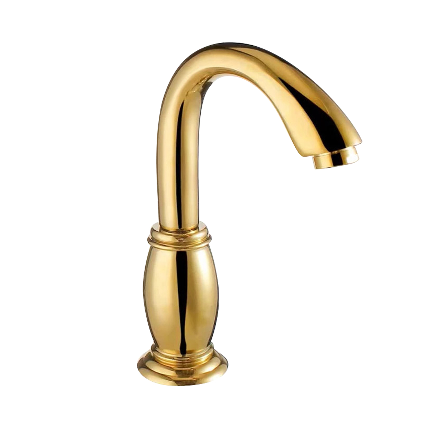 GOLD AUTOMATIC SENSOR TOUCHLESS BASIN FAUCET
