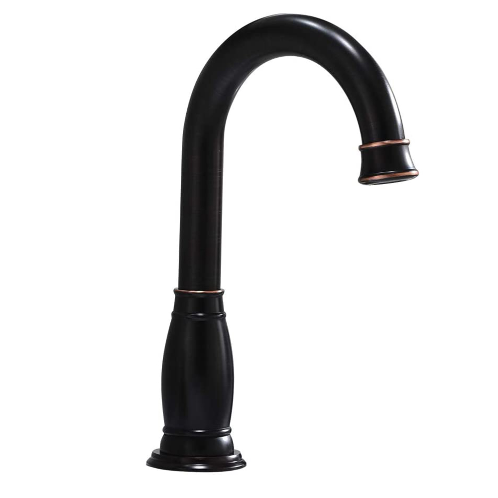 OIL-RUBBED BRONZE AUTOMATIC SENSOR TOUCHLESS BASIN FAUCET
