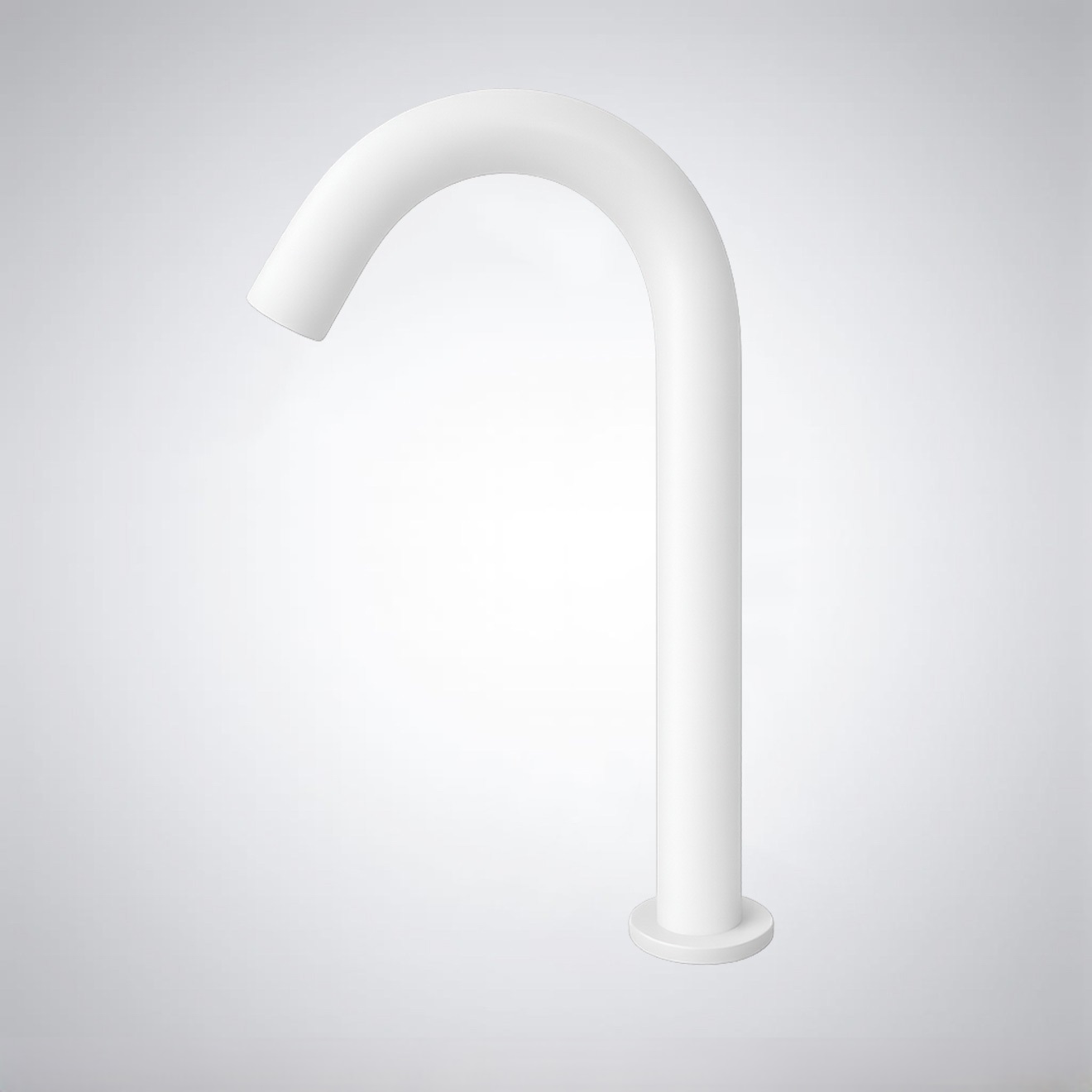 Fontana Matte White Infrared Commercial Motion Sensor Faucet � FB085MW