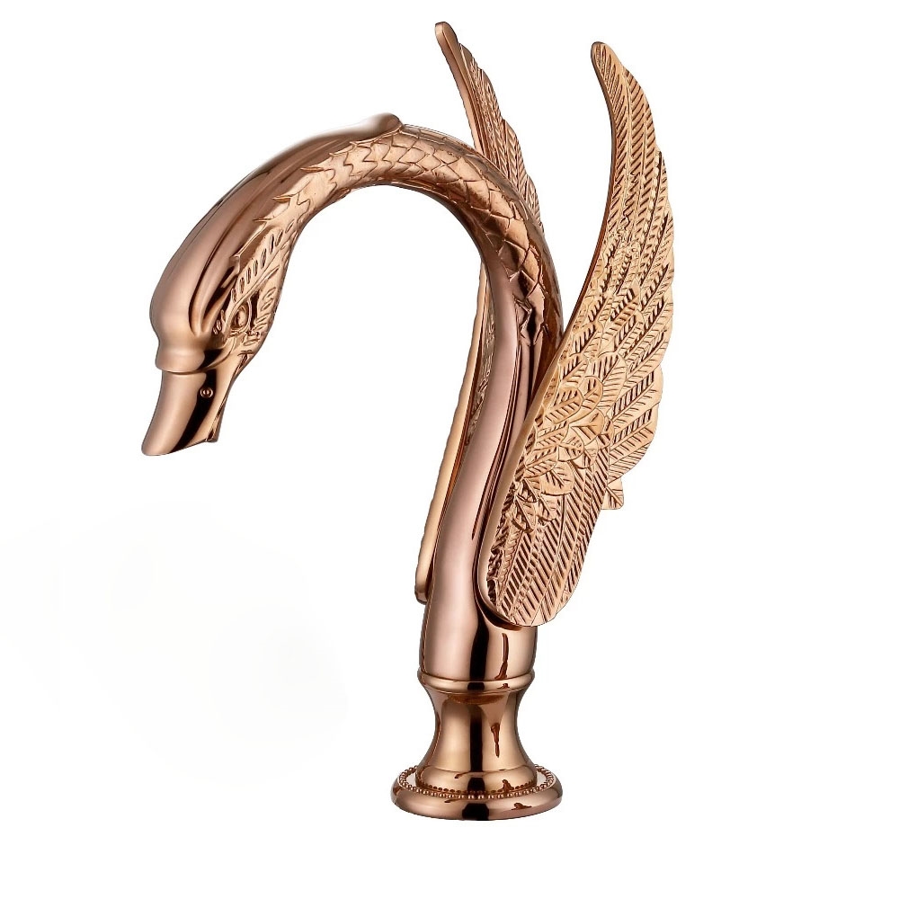 Lavatory-RoseGold-Swan-Touchless-Automat