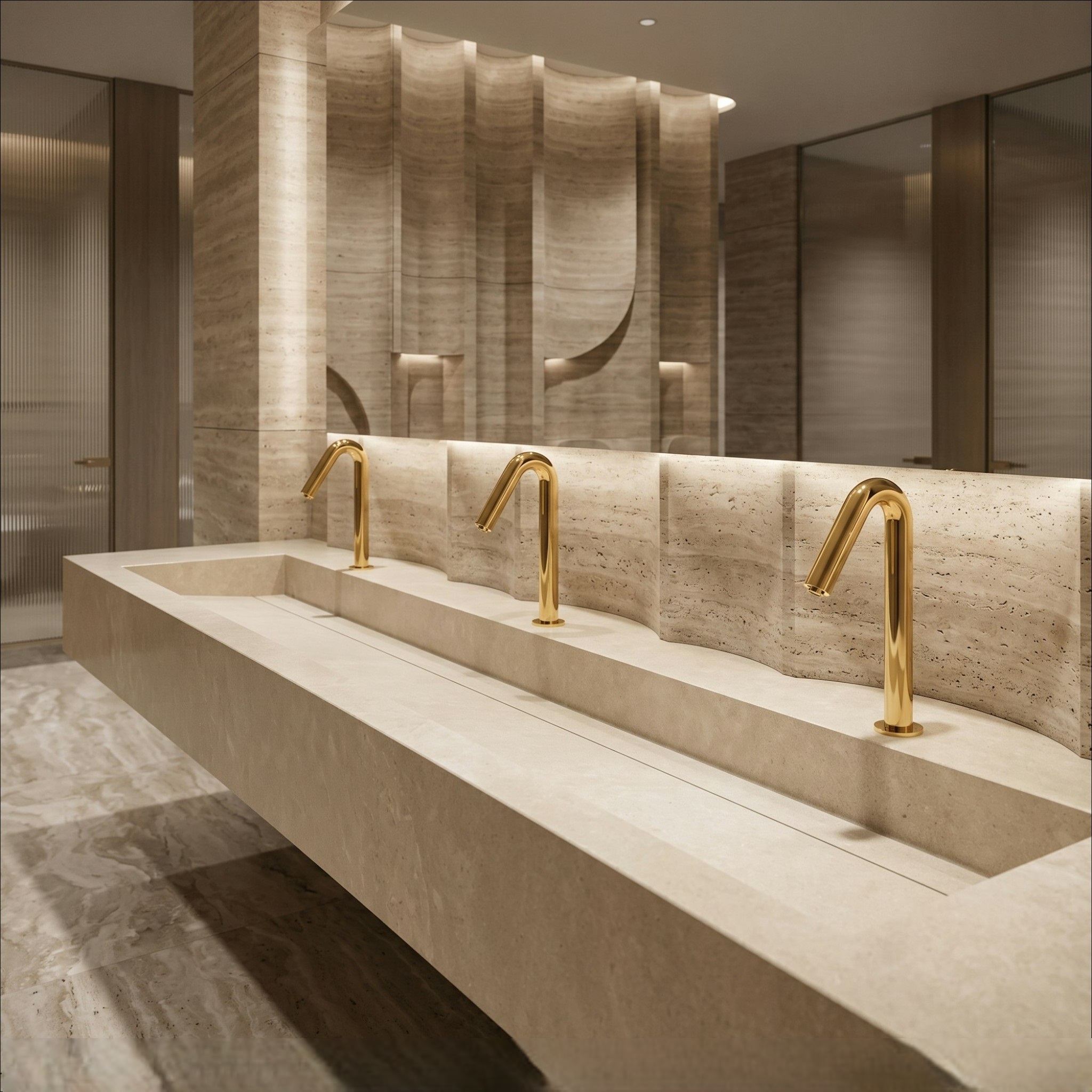 FS-13176-PG � Fontana Marigold Touchless Sink Faucet In Polished Gold