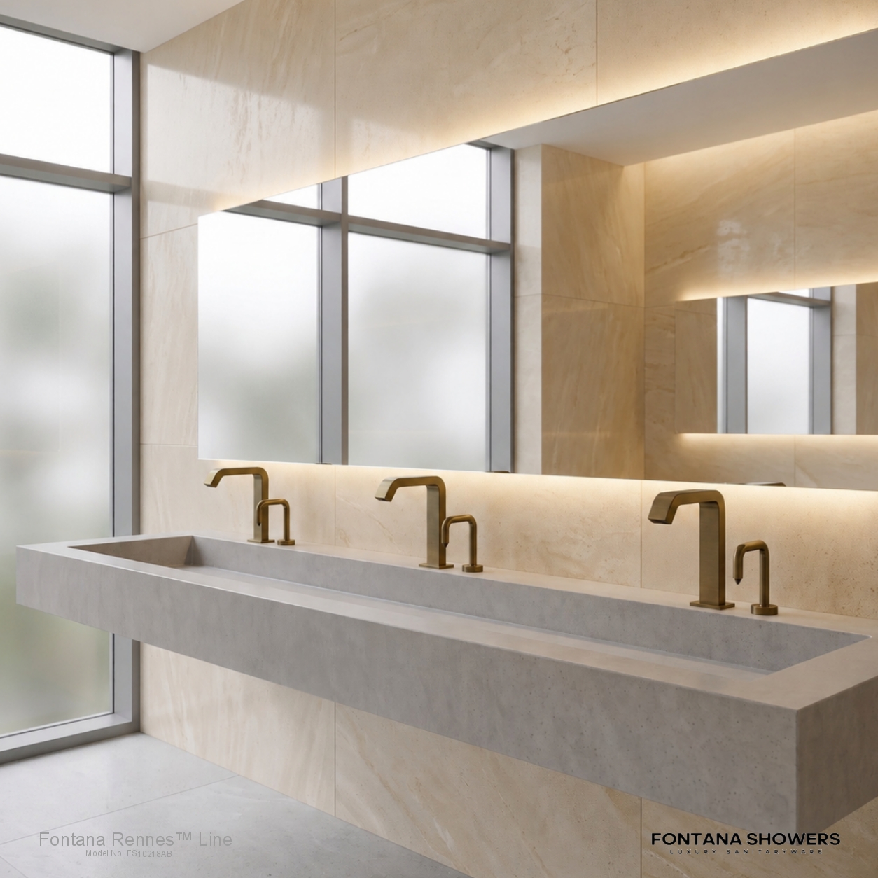 FS10218AB � Fontana Rennes� Line � Antique Brass