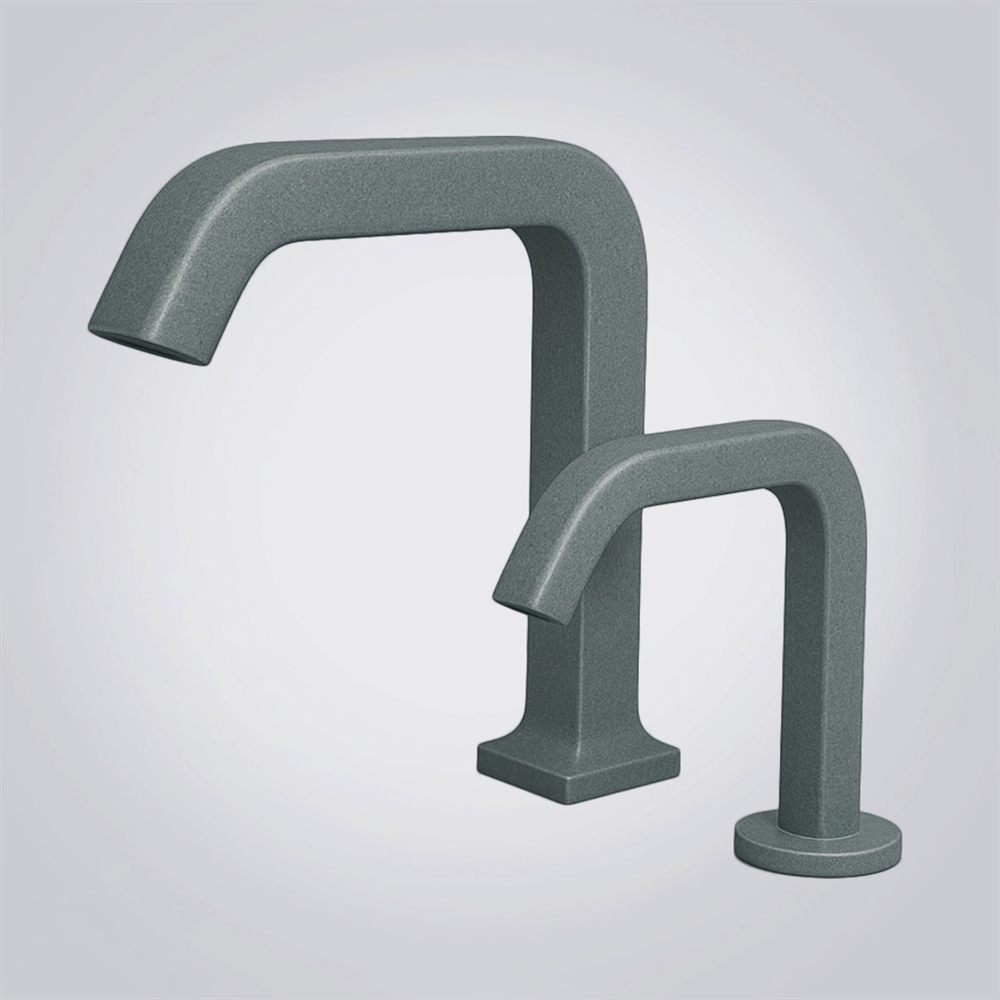 Fontana HydroSense Stone Graphite Gray 2 in 1 Smart Sensor Faucet and Soap Dispenser