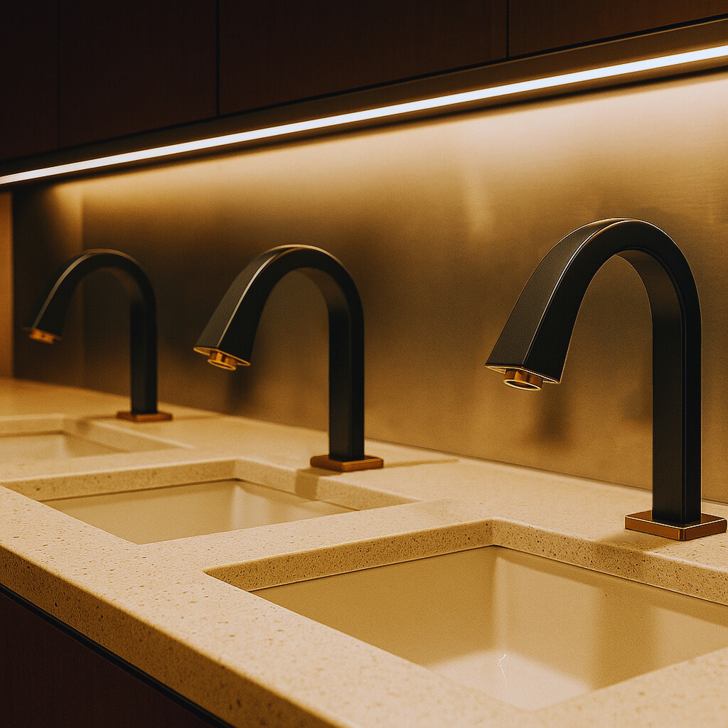 FontanaEdge Graphite Black Harmony Touchless Faucet