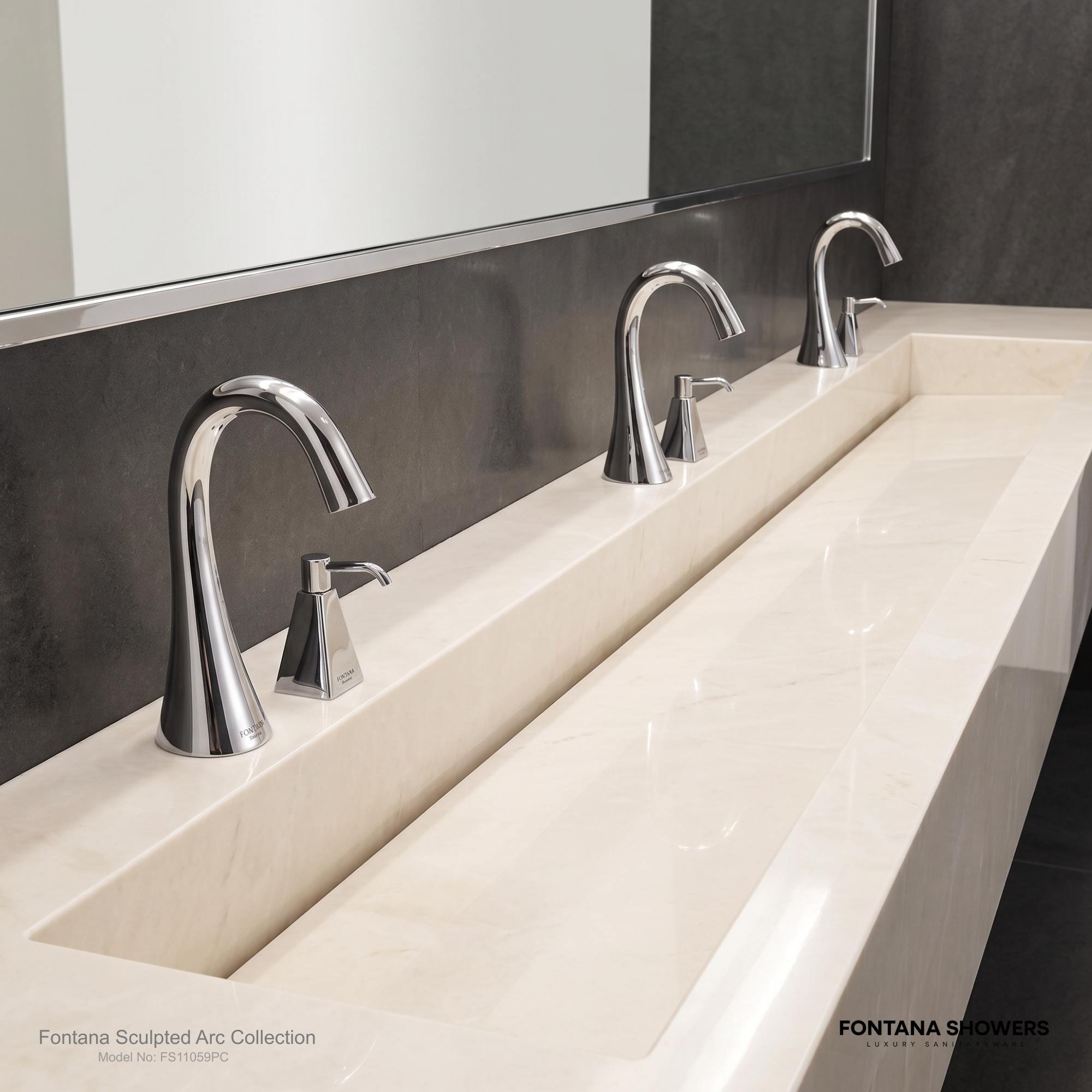 Fontana FS11059 Antique Brass Touchless Faucet