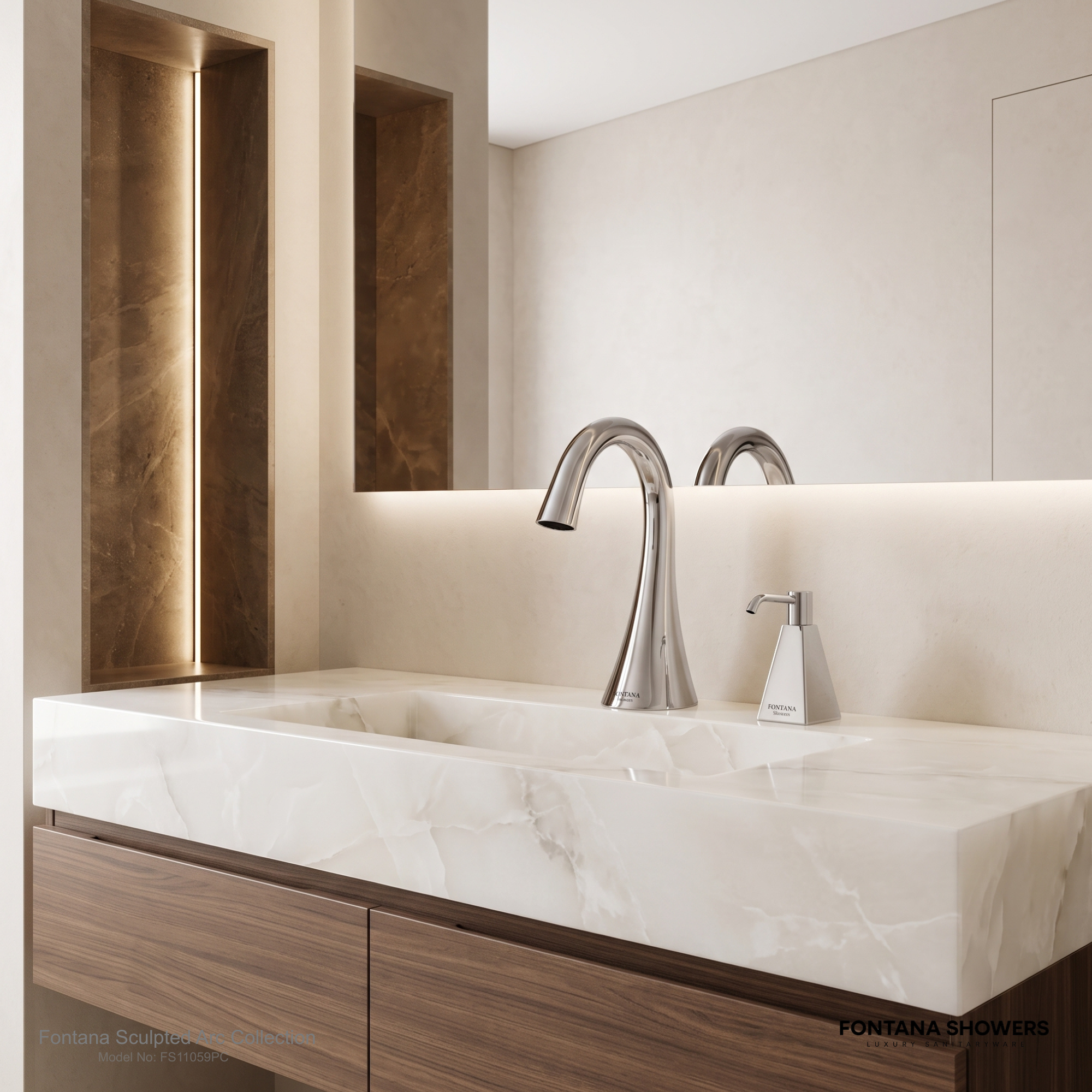 Fontana FS11060 Chrome Touchless Faucet