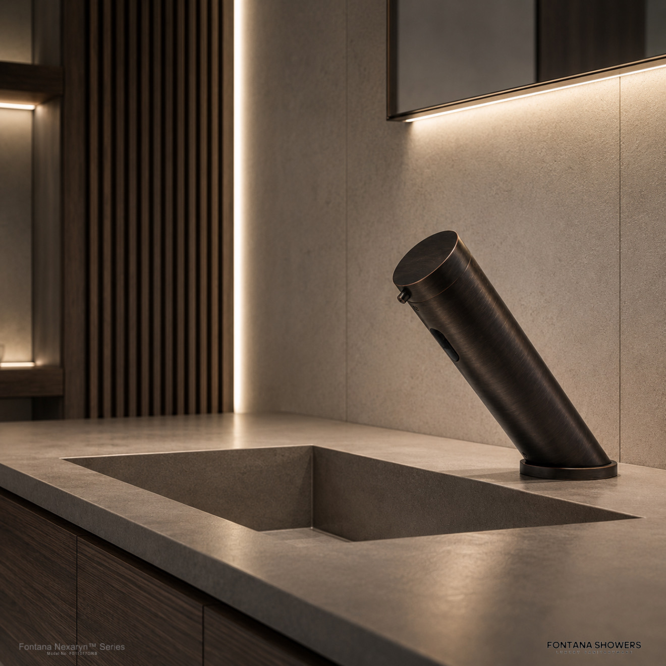 Fontana Nexaryn Series Oil Rubbed Bronze Touchless Soap Dispenser