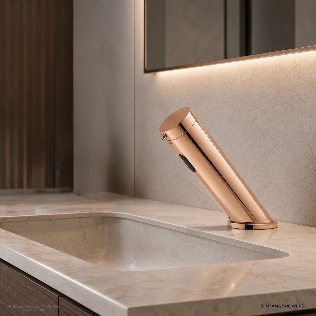 Fontana Nexaryn Series Rose Gold Touchless Soap Dispenser