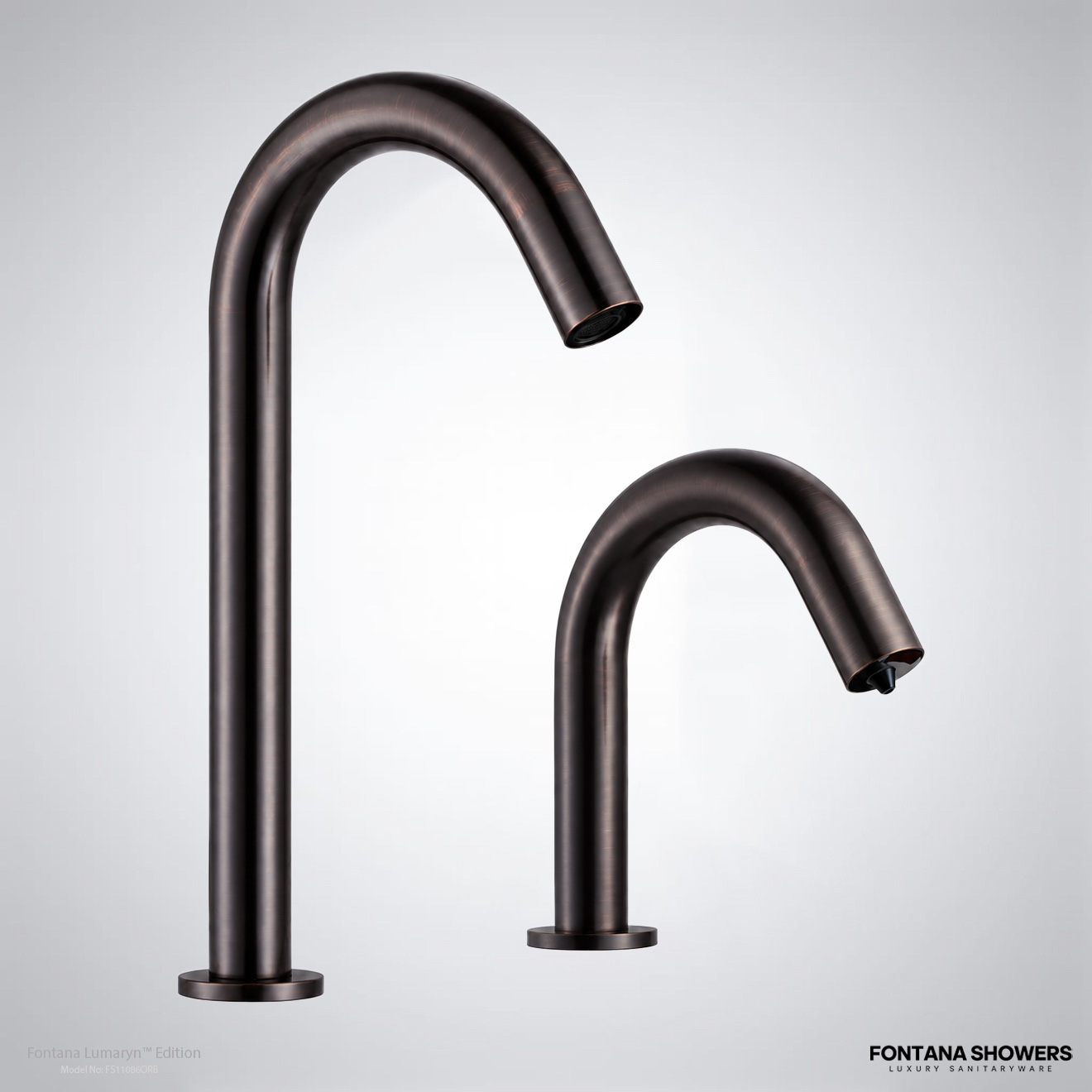 Fontana Lumaryn Edition Oil Rubbed Bronze Touchless Faucet with Soap Dispenser