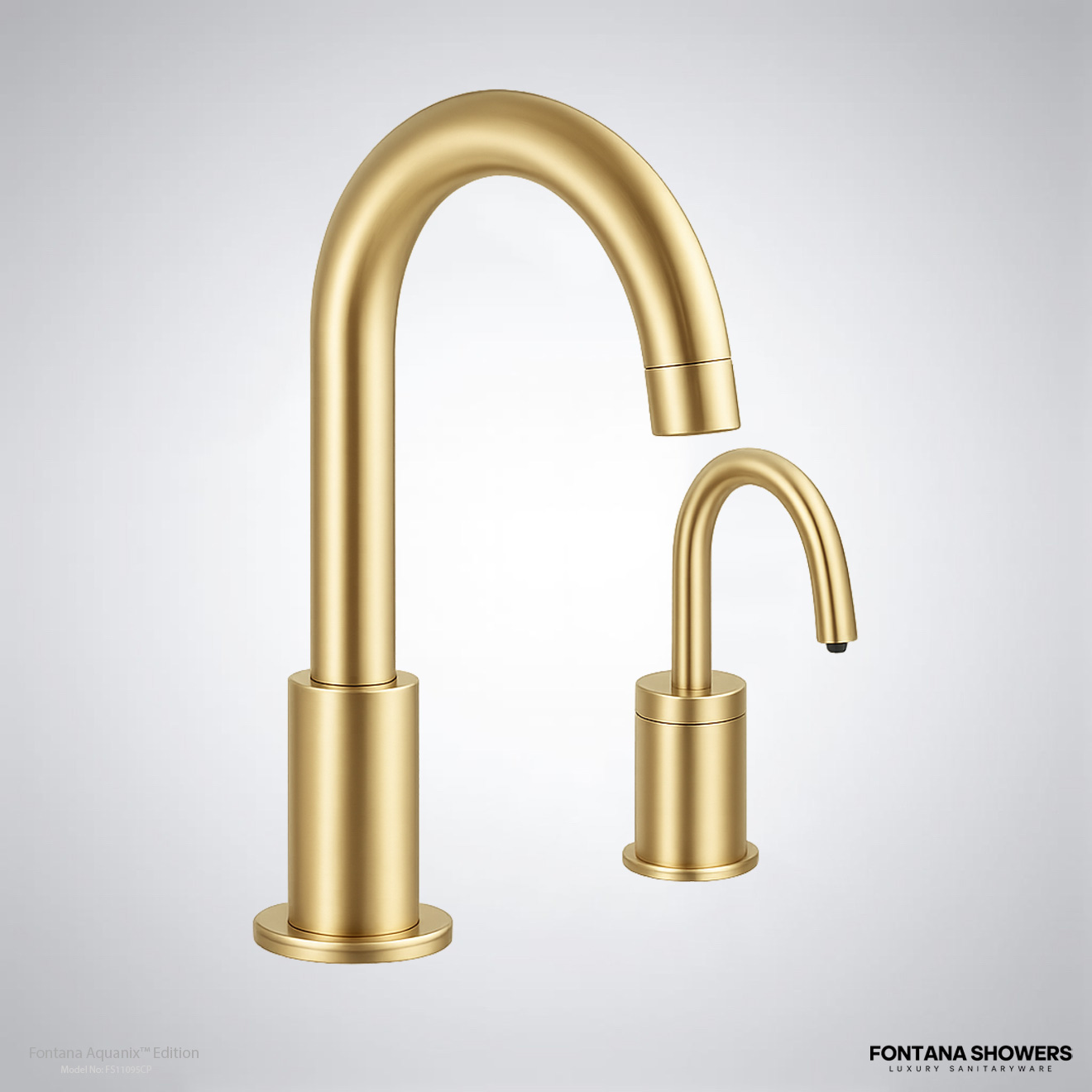 Fontana FS11095 Champagne Touchless Faucet Collection