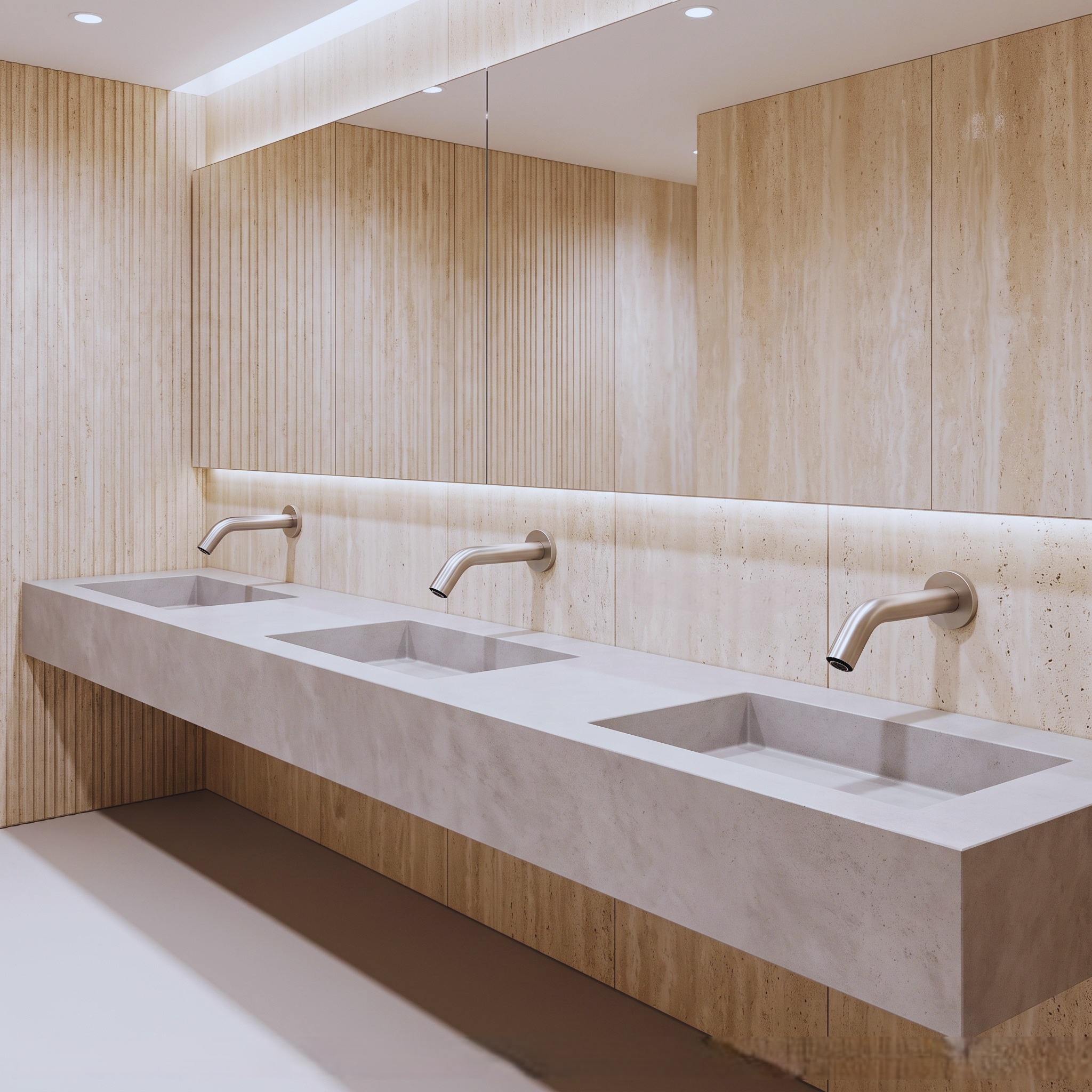 Fontana Couron Chrome Hands Free Automatic Touchless Smart Sensor Faucet