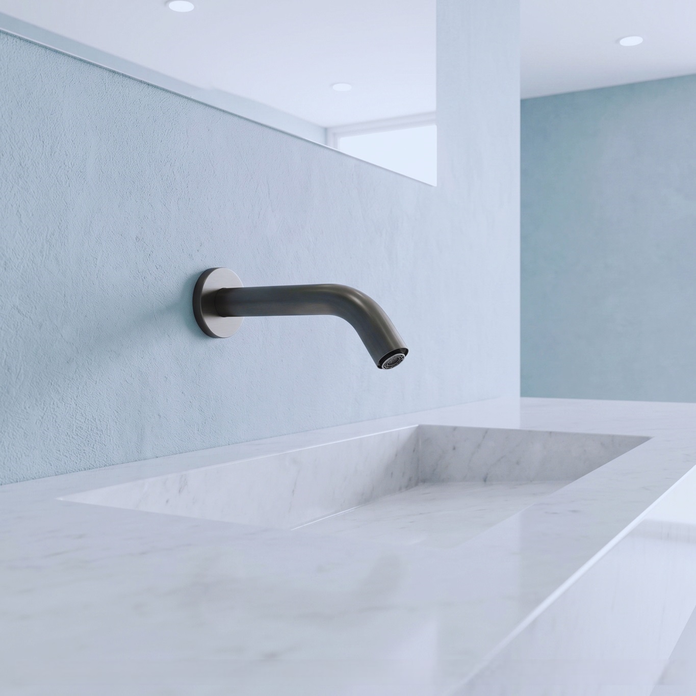 FontanaHalo AquaSense Edition Brushed Gold Touchless Faucet