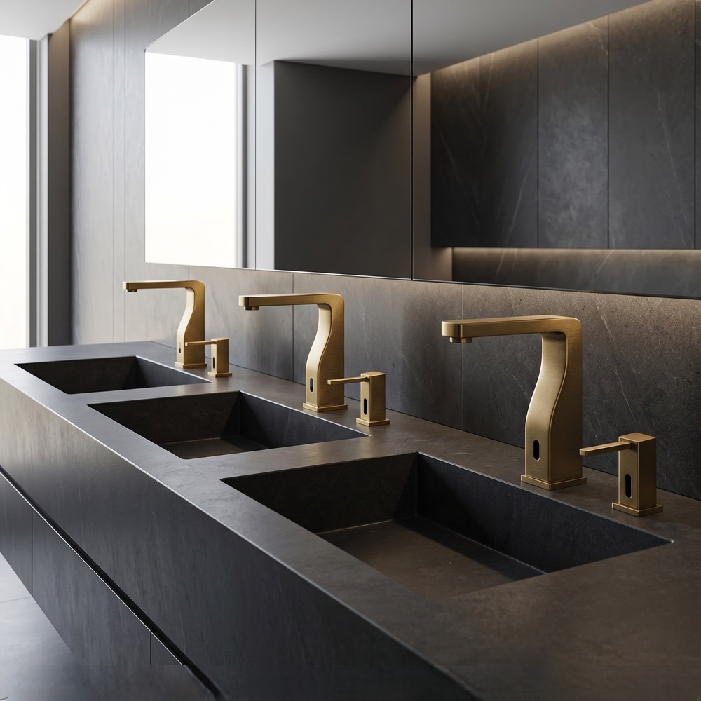 FS1810AB � Fontana FusionFlow� Duo Series � Antique Brass