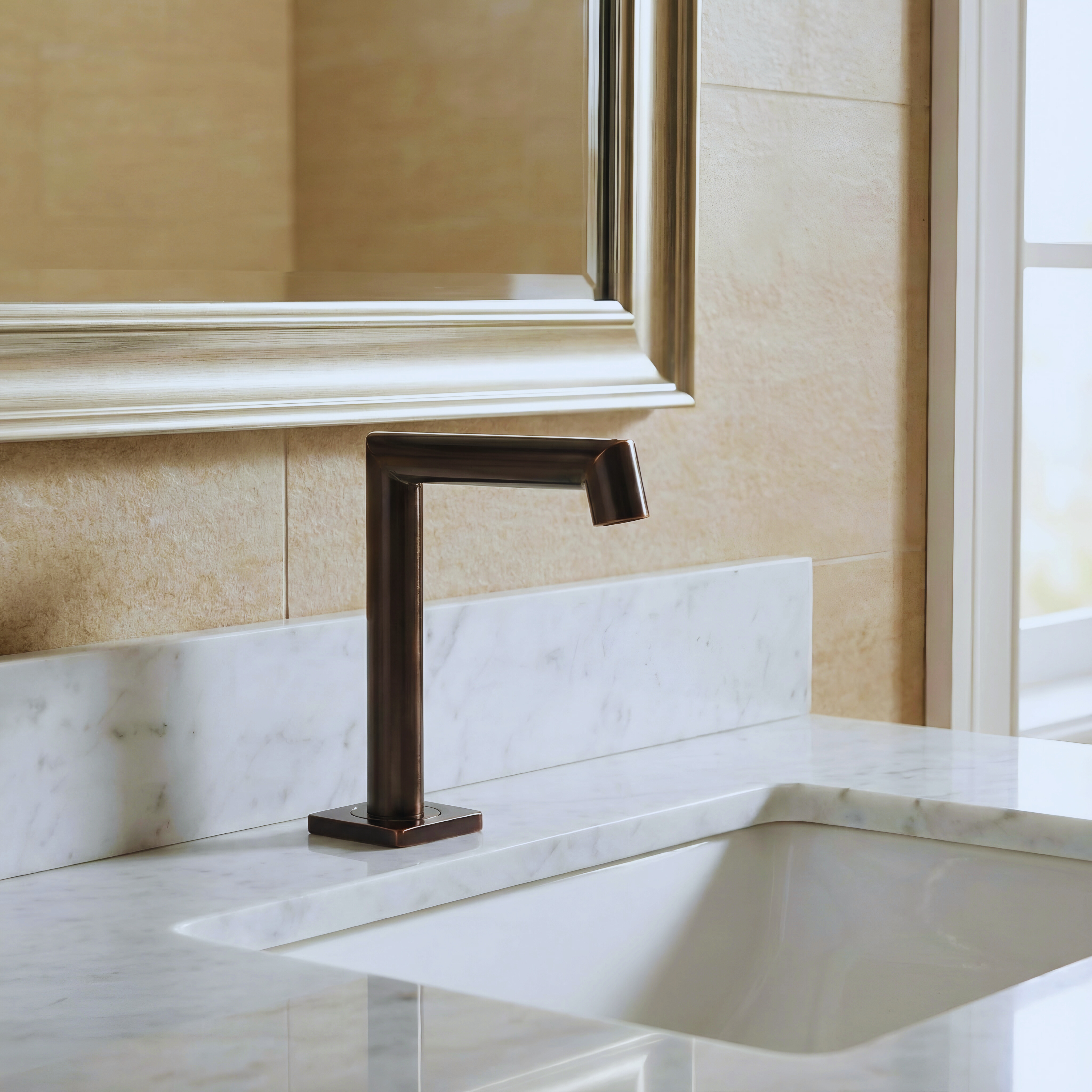 Fontana FlowSense Edition Oil Rubbed Bronze Premium Touchless Bathroom Faucet