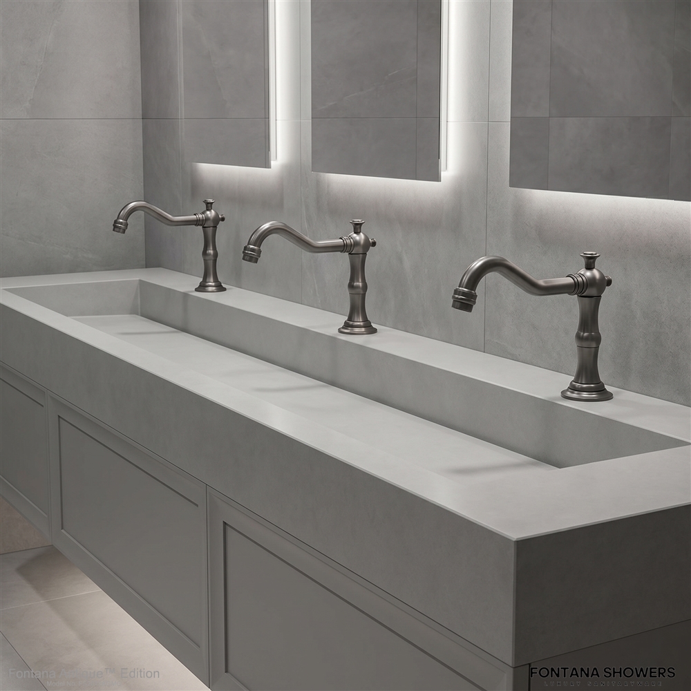 Fontana Antique Edition Gun Metal Gray Touchless Faucet