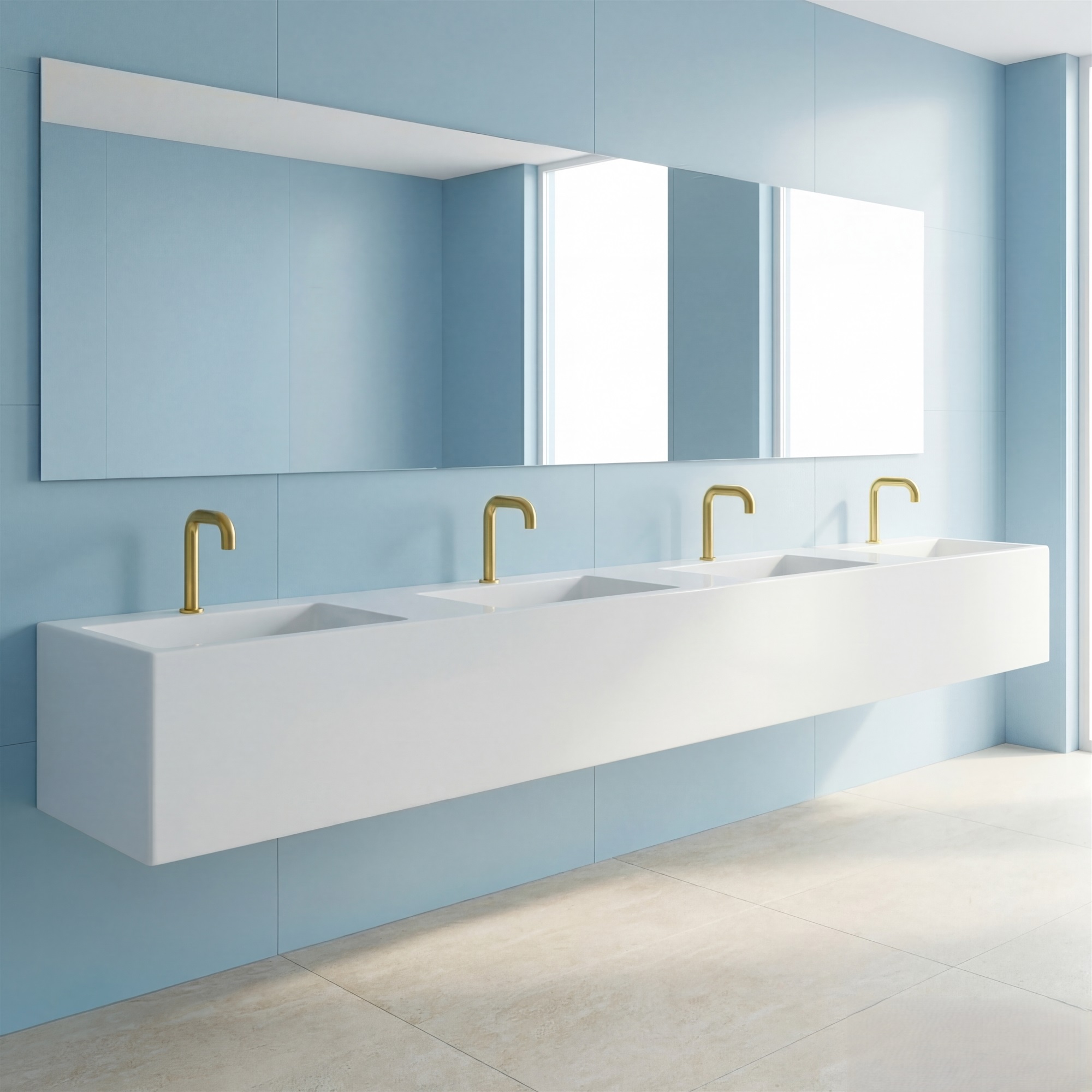 Fontana FlowSmart Line Gold Touchless Energy Saving Faucet