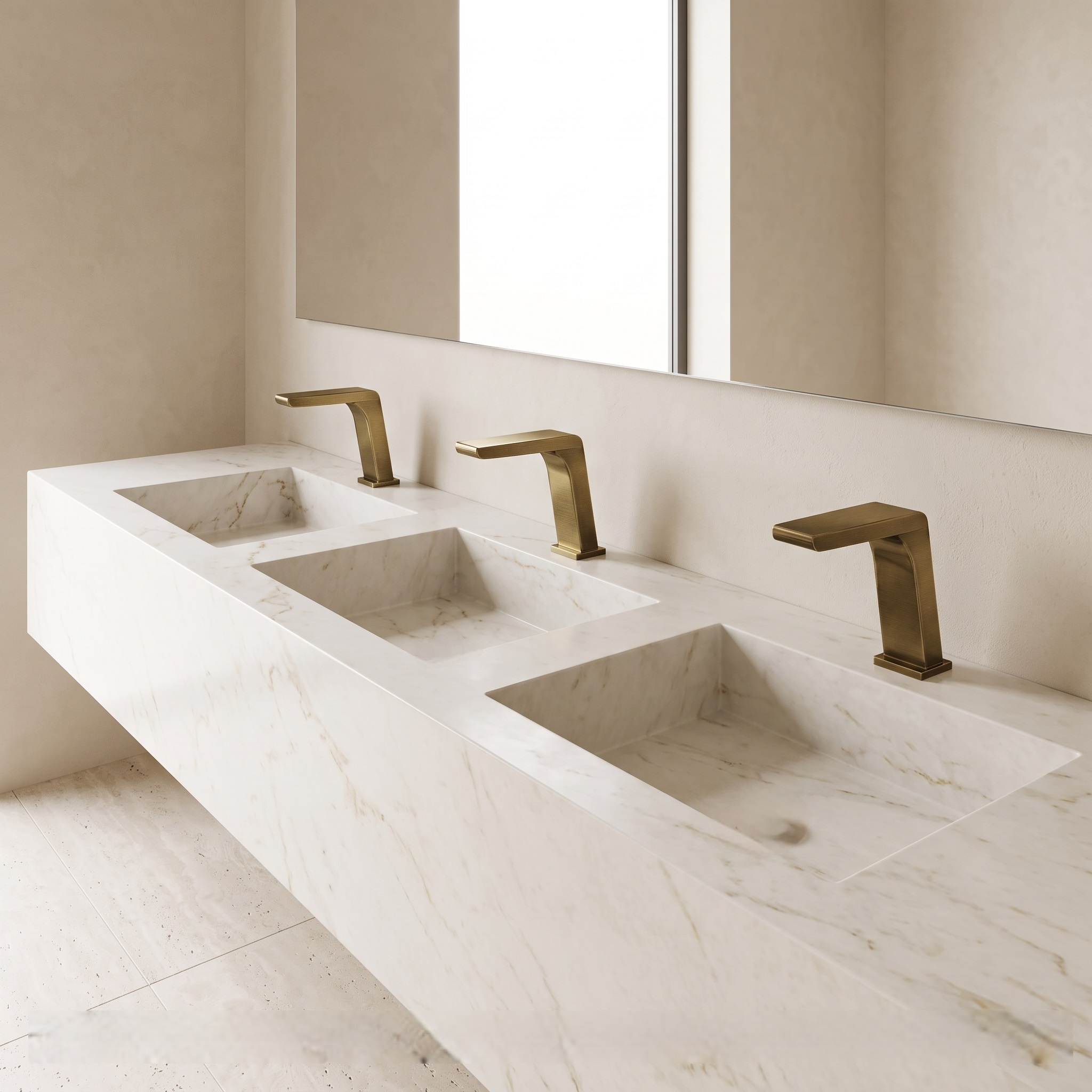 FS20157AB_4 � Fontana FS20157AB Antique Brass Touchless Faucet