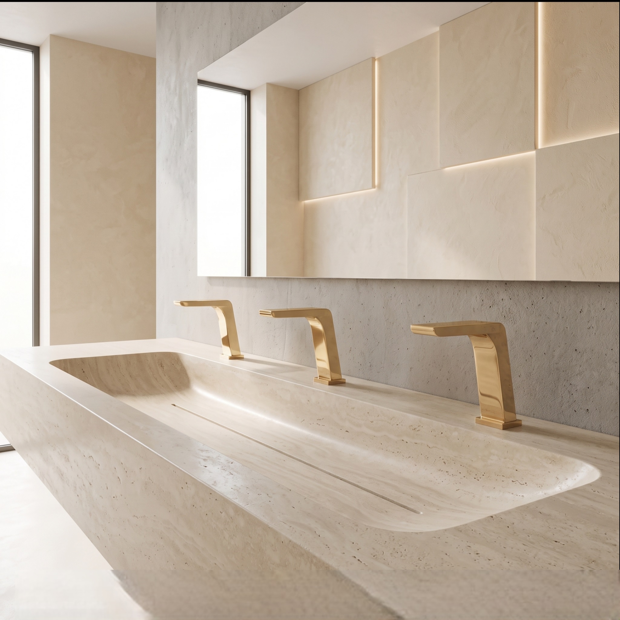 FS20157CP_3 � Fontana FS20157CP Champagne Touchless Faucet