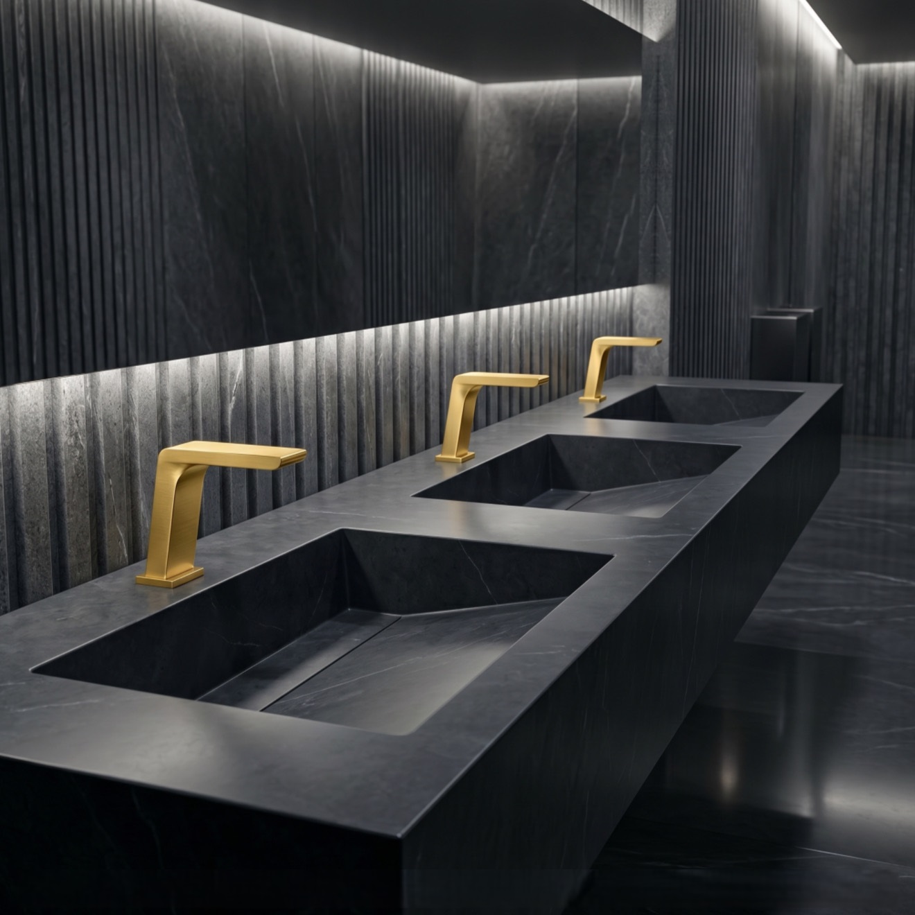 FS20157GL-3 � Fontana FS20157GL Gold Touchless Faucet