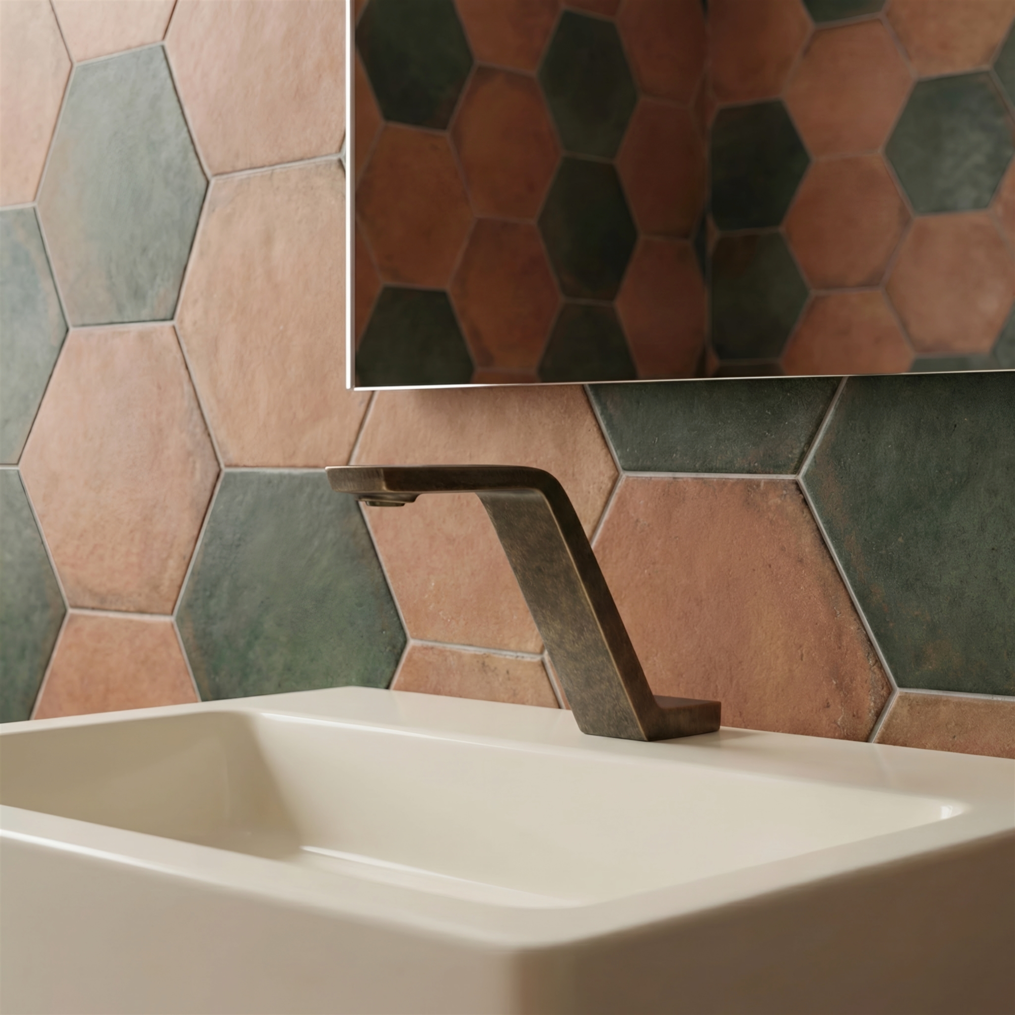 FontanaLyra TouchEdge Hammered Vertex Automatic Sensor Faucet