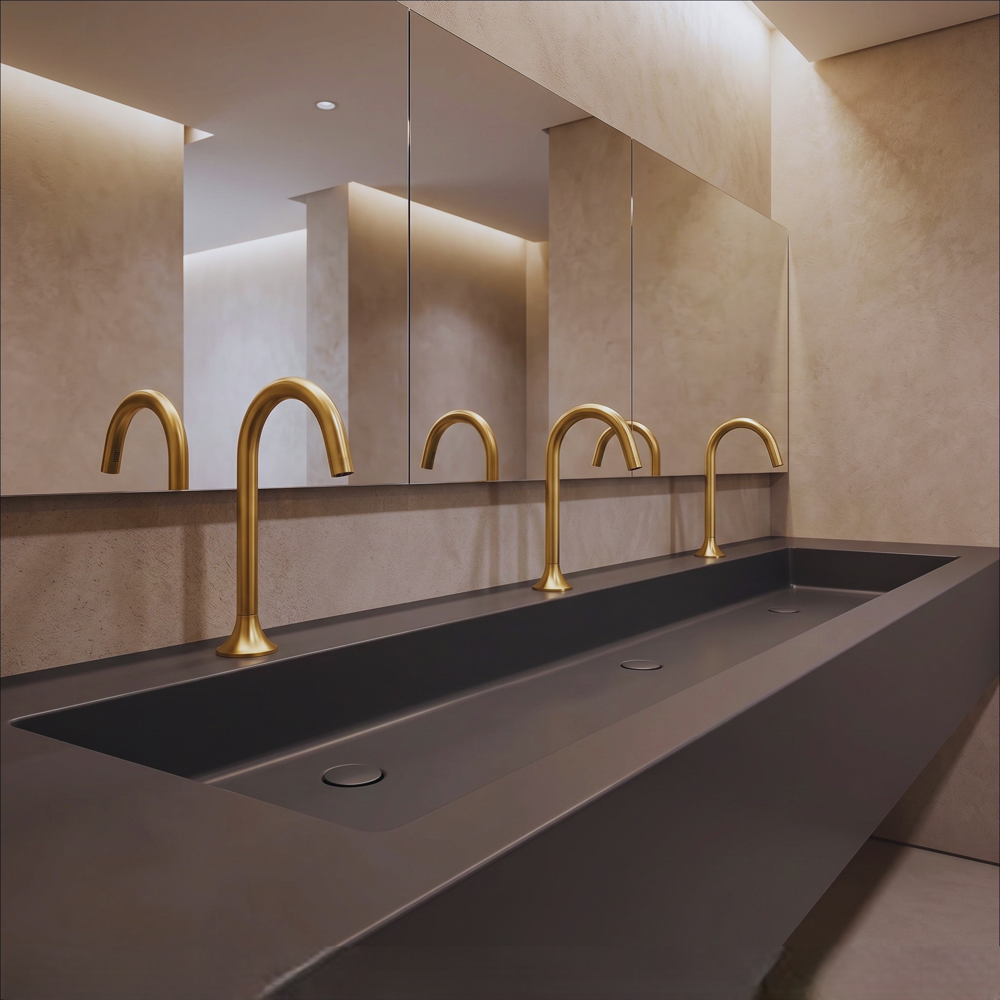 FS7585PGL � Fontana Polished Gold Touchless Faucet