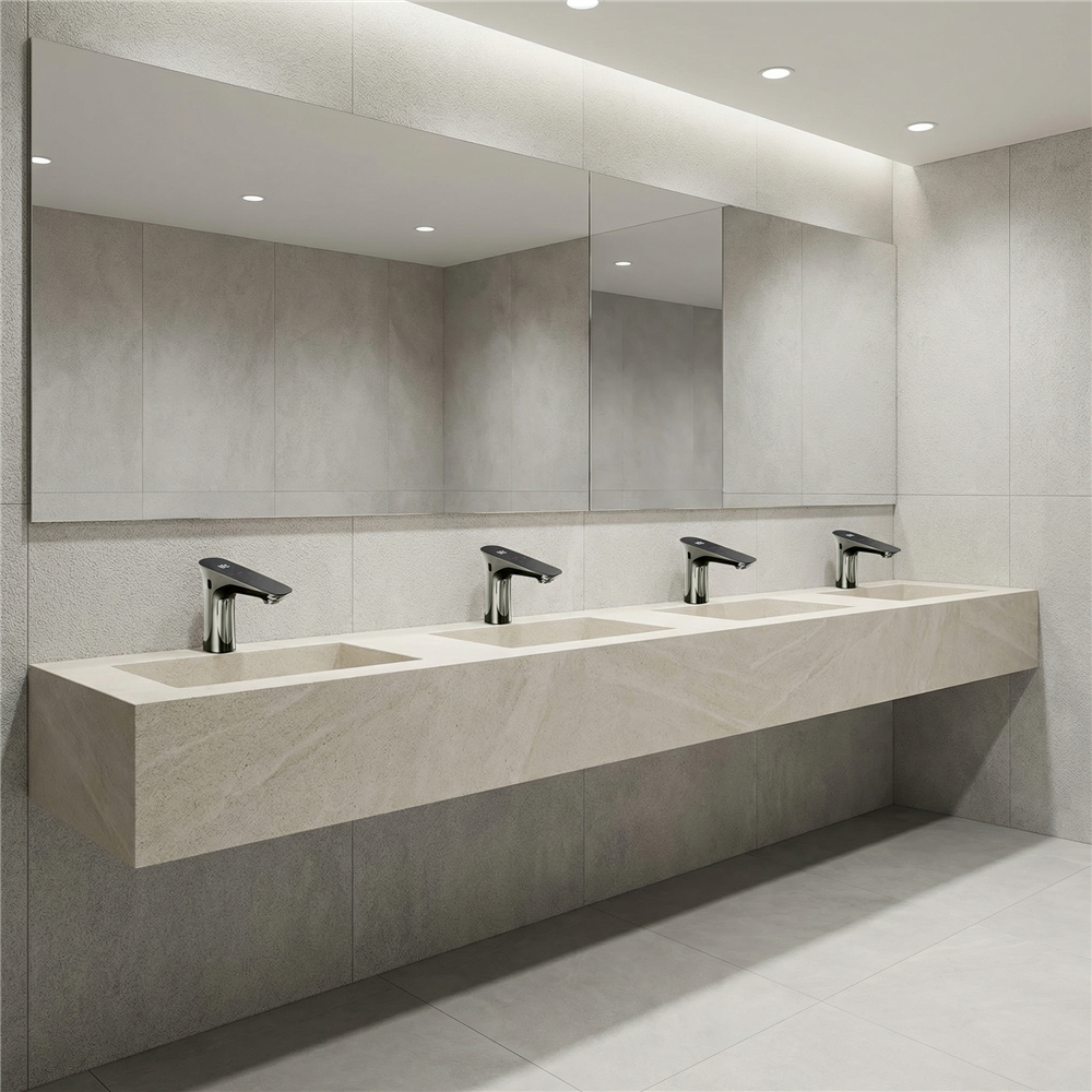 FontanaOpalStream Gun Metal Gray Luxury Smart Touch LED Faucet