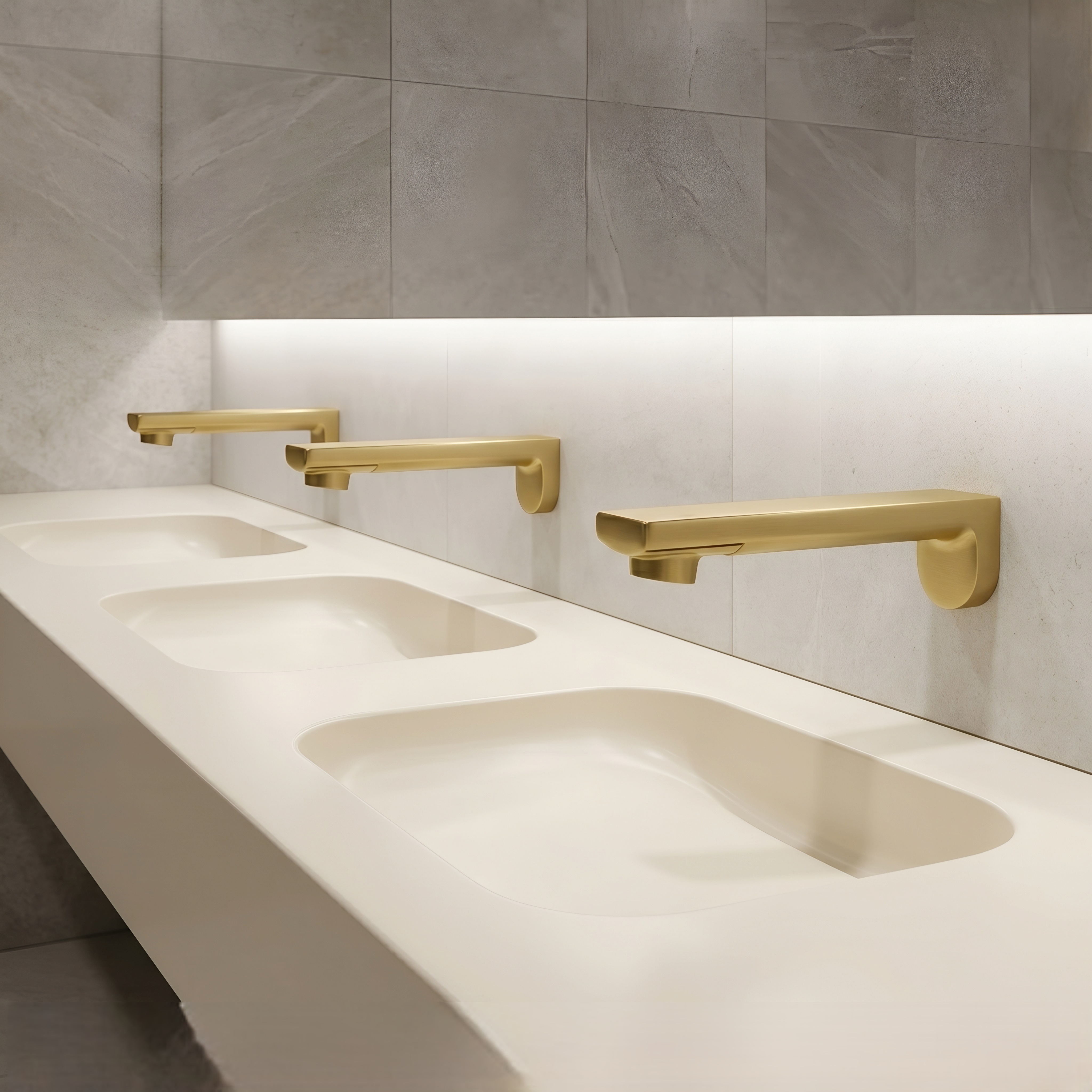 FS8091BG � Fontana Brushed Gold Touchless Faucet