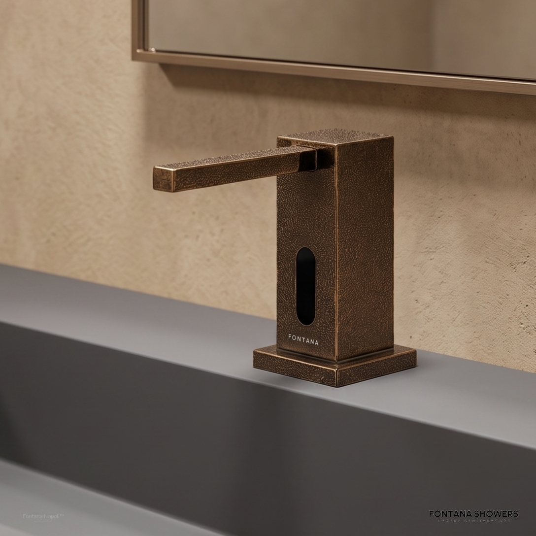 Fontana Dark Antique Bronze Touchless Liquid Soap Dispenser