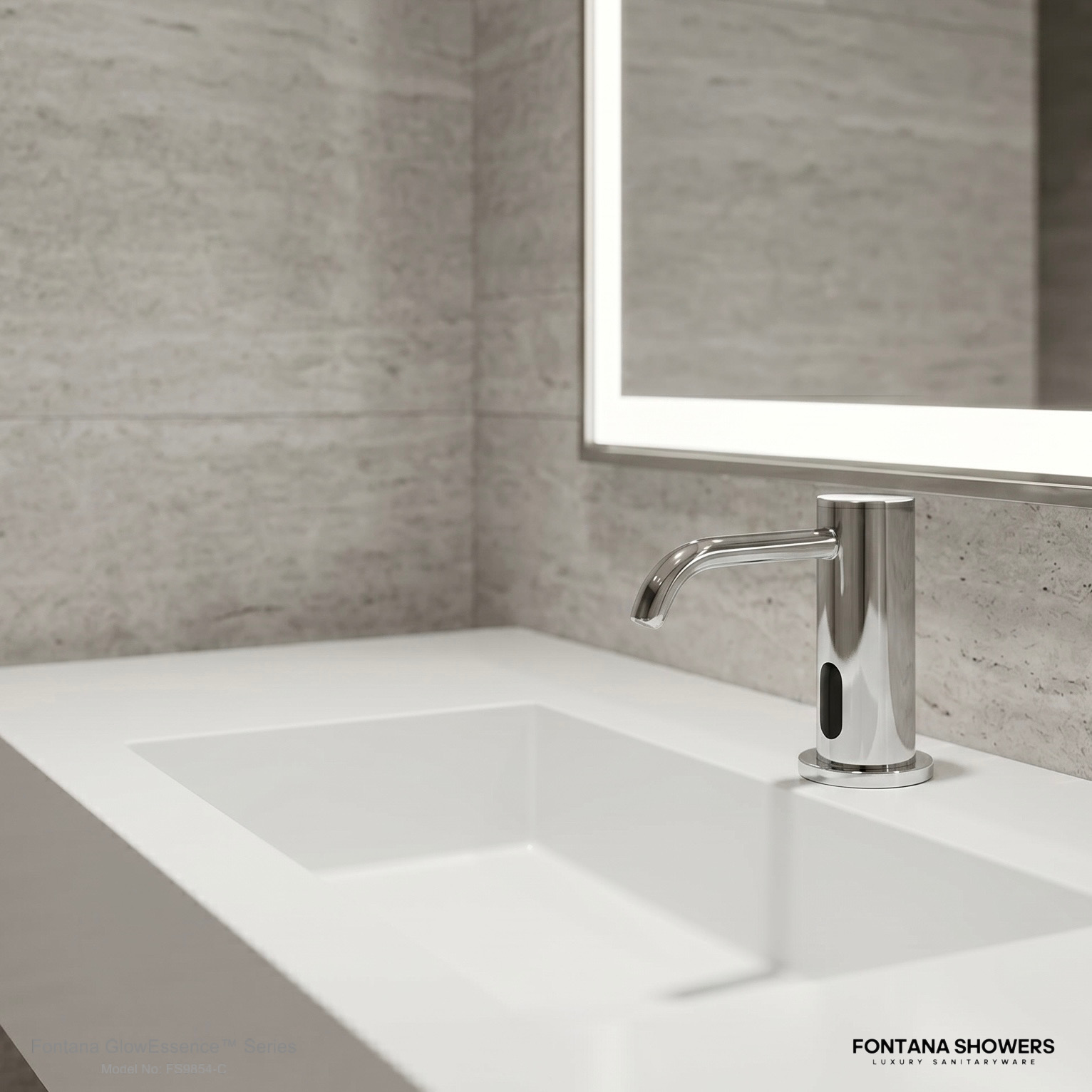 Coordinated sensor faucet and soap dispenser