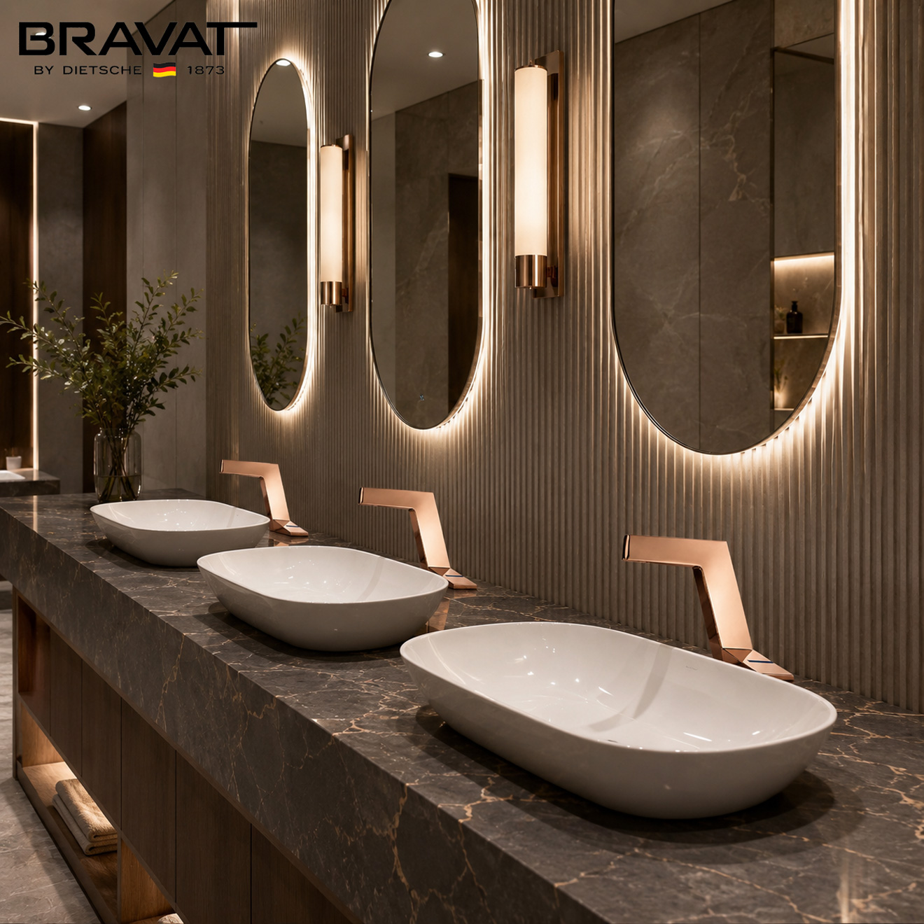 WELL Certification commercial touchless faucets ADA lavatory design and WaterSense faucet performance
