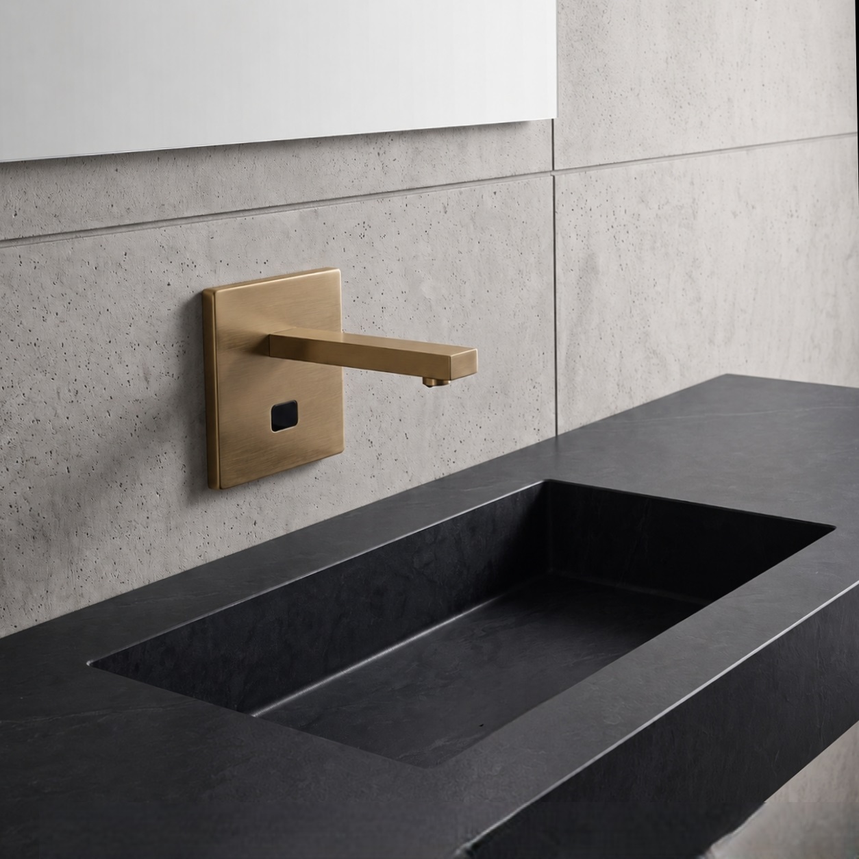 FSXT50AB � Fontana Aquila Antique Brass Wall Mounted XT5 Automatic Sensor Faucet