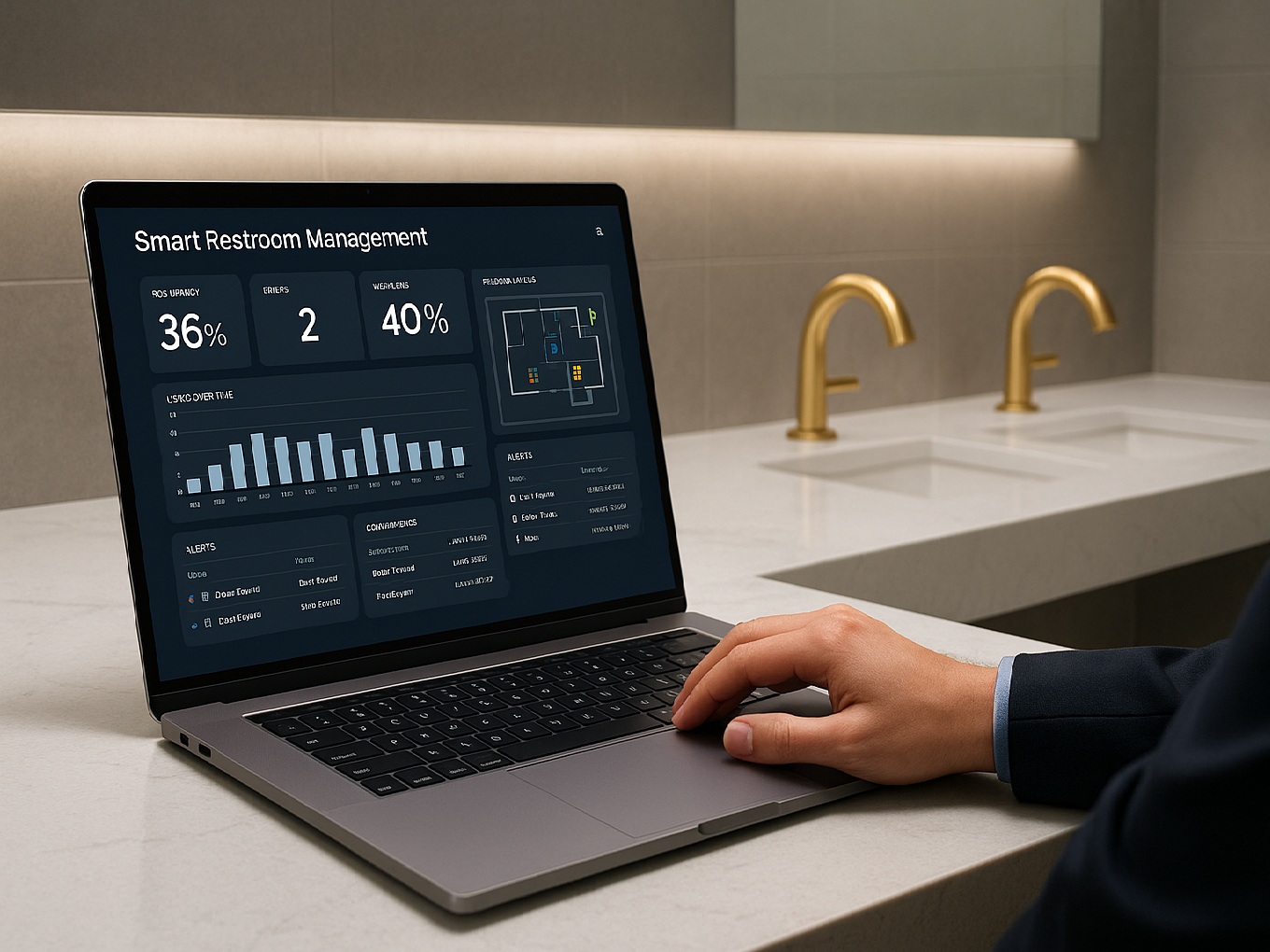 Smart Restroom Management � Telemetry Overview