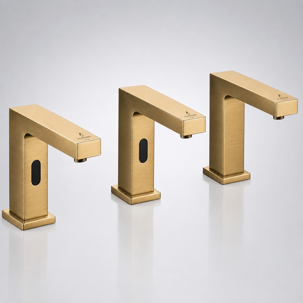 Fontana coordinated commercial touchless faucet multi-set solutions