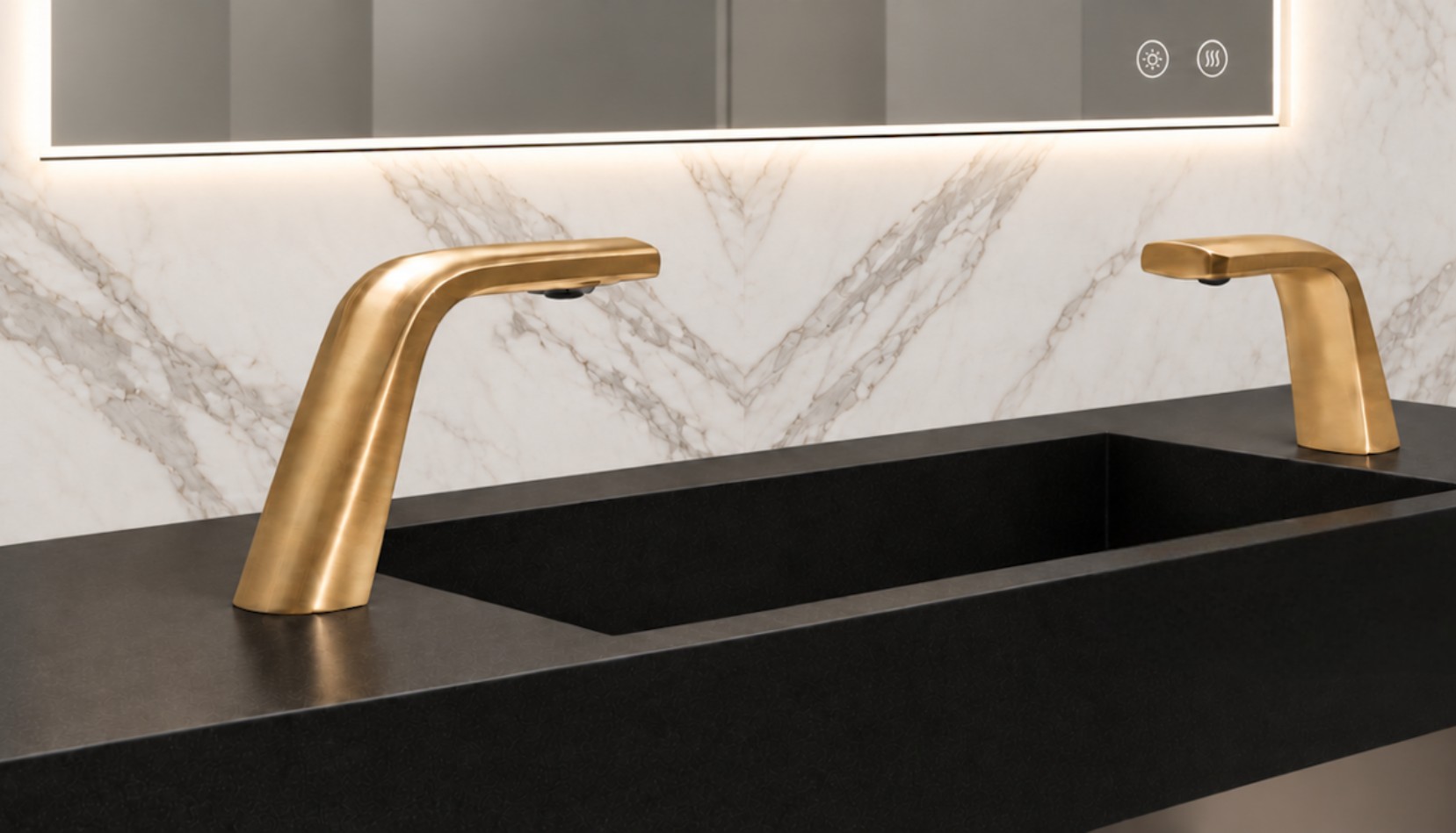 Fontana commercial motion sensor faucets and automatic soap dispensers