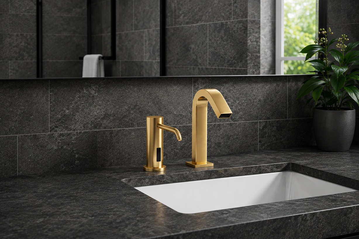 Commercial automatic soap dispenser solution for public restrooms