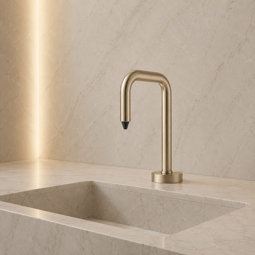 Chrome automatic sensor soap dispenser reference for no soap flow troubleshooting