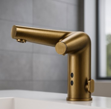 Dual touchless faucet and soap dispenser sets