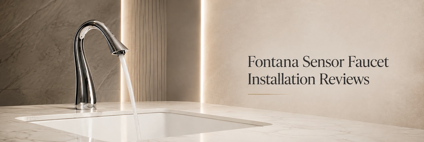Fontana sensor faucet installation review guide for plumbers and installers