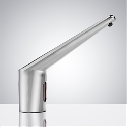BIM Files Automatic Soap Dispenser Fontana Commercial Automatic Infrared Long Neck Chrome Sensor Soap Dispenser
