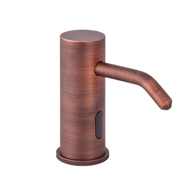 Fontana Trio Commercial Antique Bronze Brass Deck Mount Automatic Sensor Liquid Soap Dispenser