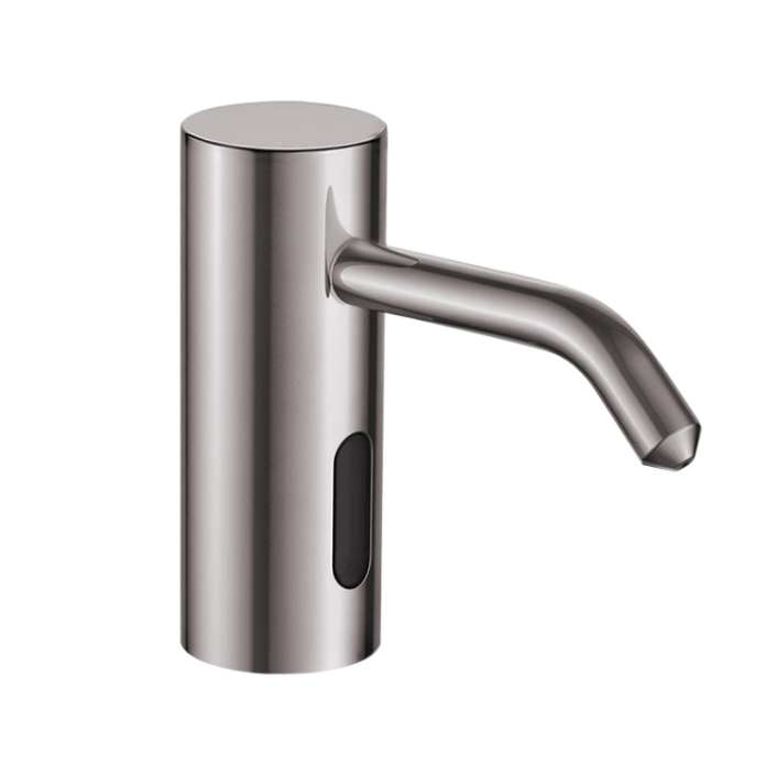 Fontana TrioCommercial Brushed Nickel Brass Deck Mount Automatic Sensor Liquid Soap Dispenser