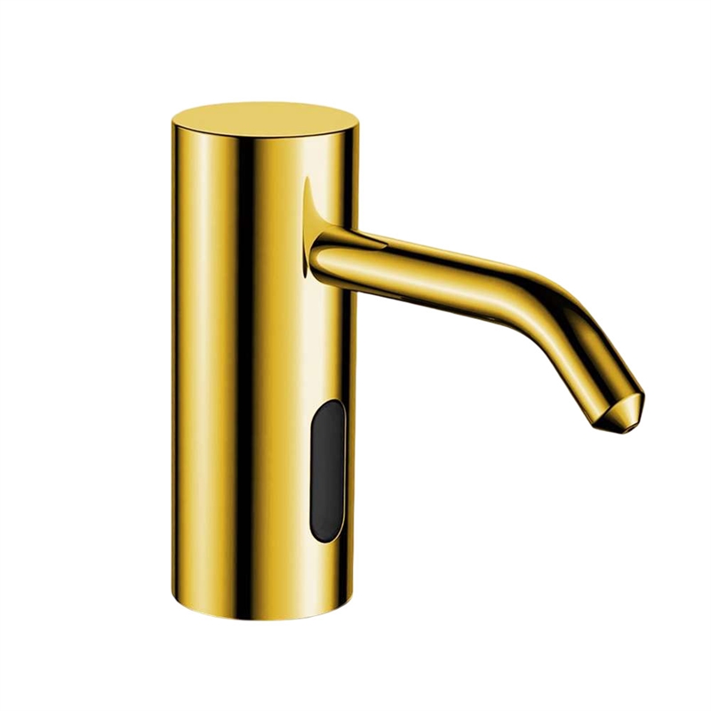 Fontana TrioCommercial Brushed Nickel Brass Deck Mount Automatic Sensor Liquid Soap Dispenser